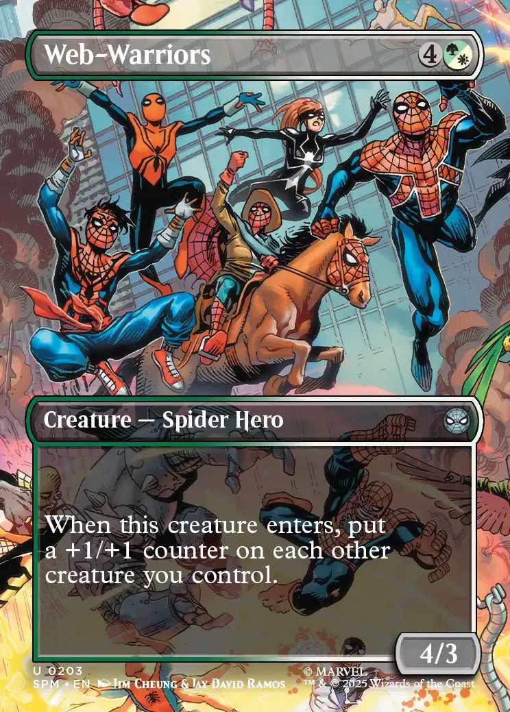 [Foil] SPM 203 Web-Warriors (0203 - Borderless) U
