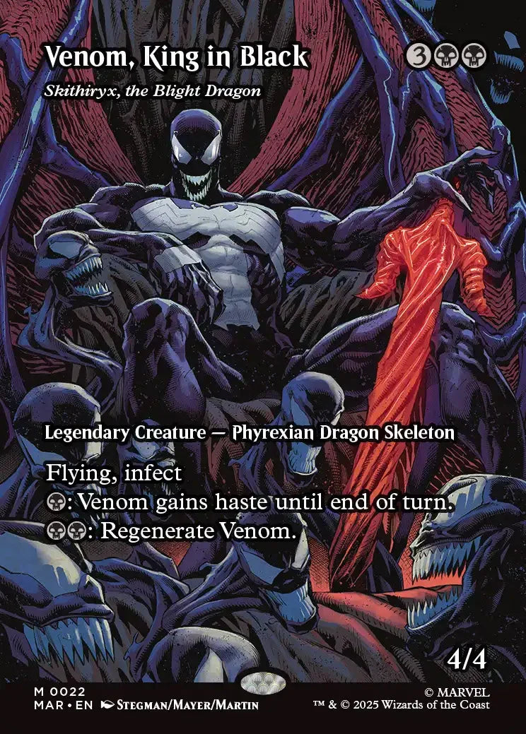 [Foil] MAR 022 Skithiryx, the Blight Dragon (Venom, King in Black) M