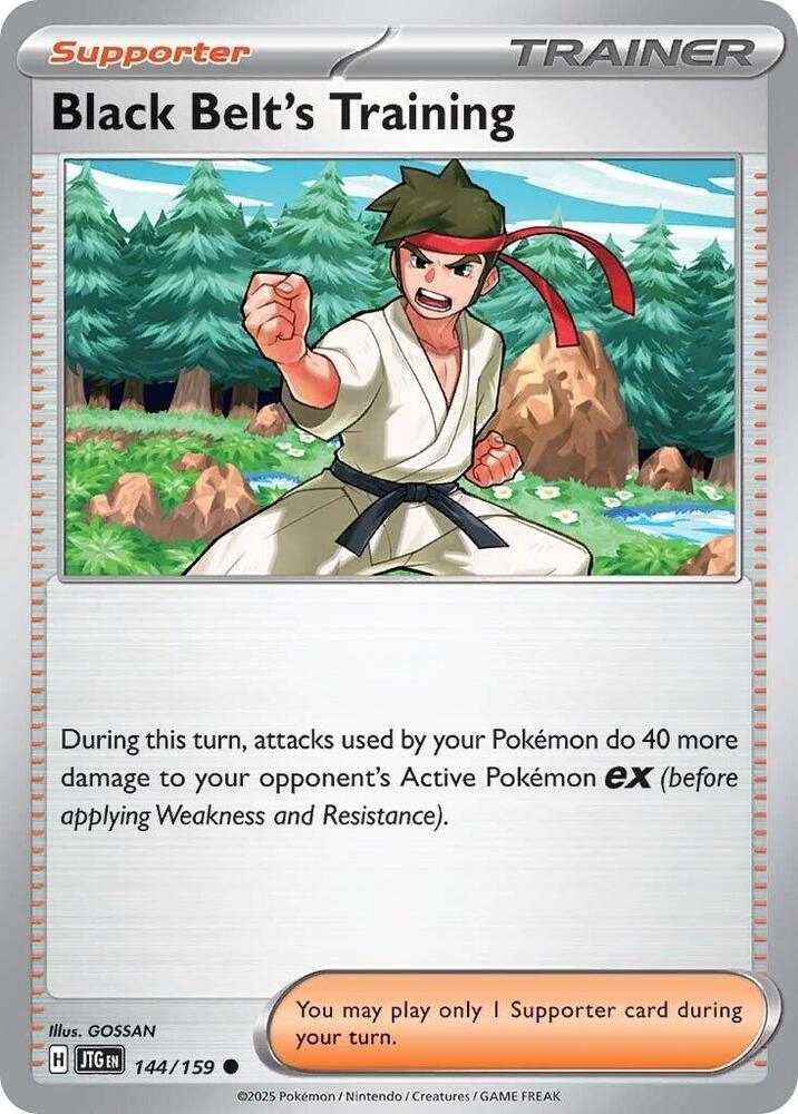 [Reverse Holo] JTG 144/159 Black Belt's Training C