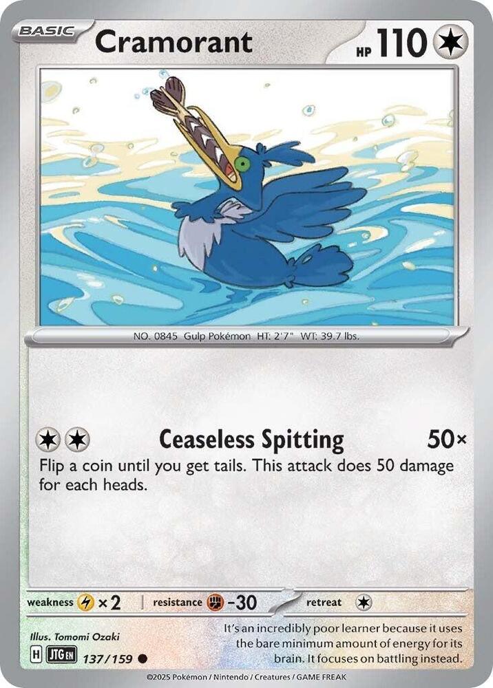 [Reverse Holo] JTG 137/159 Cramorant C