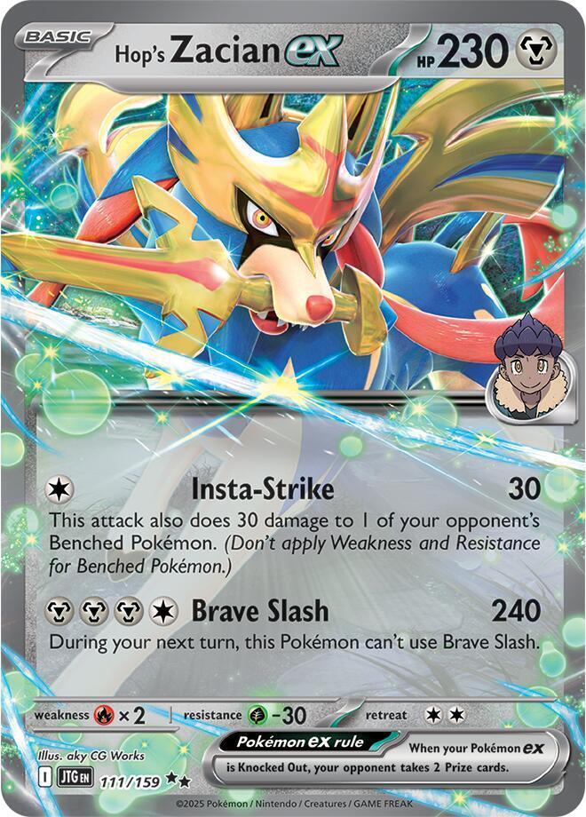 JTG 111/159 Hop's Zacian ex RR