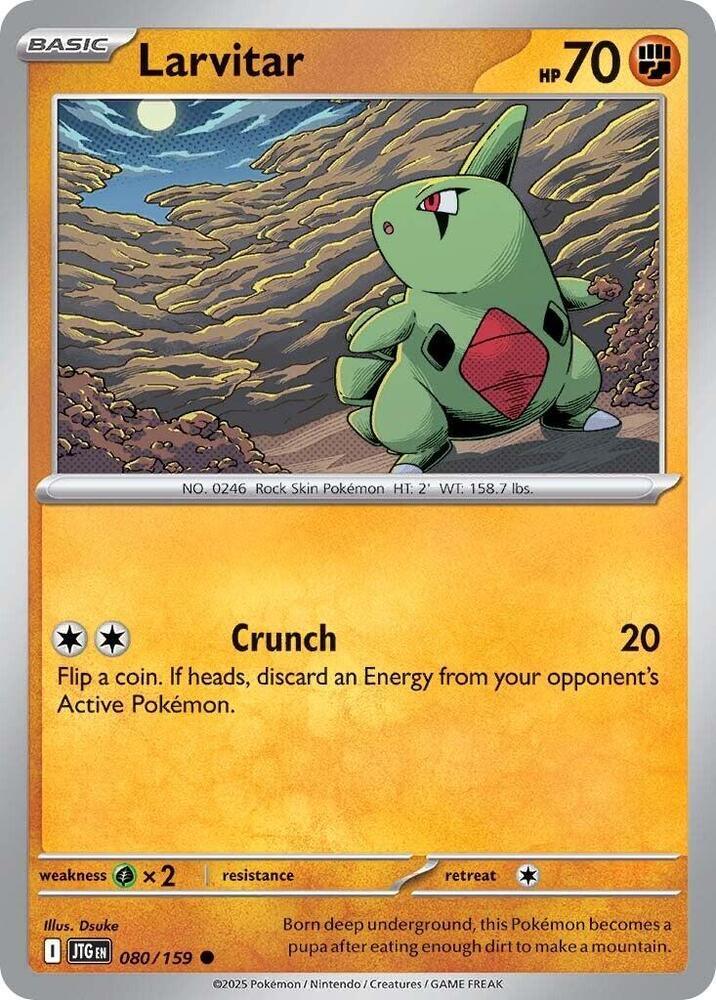 [Reverse Holo] JTG 080/159 Larvitar C