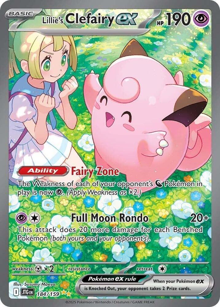 JTG 184/159 Lillie's Clefairy ex SIR
