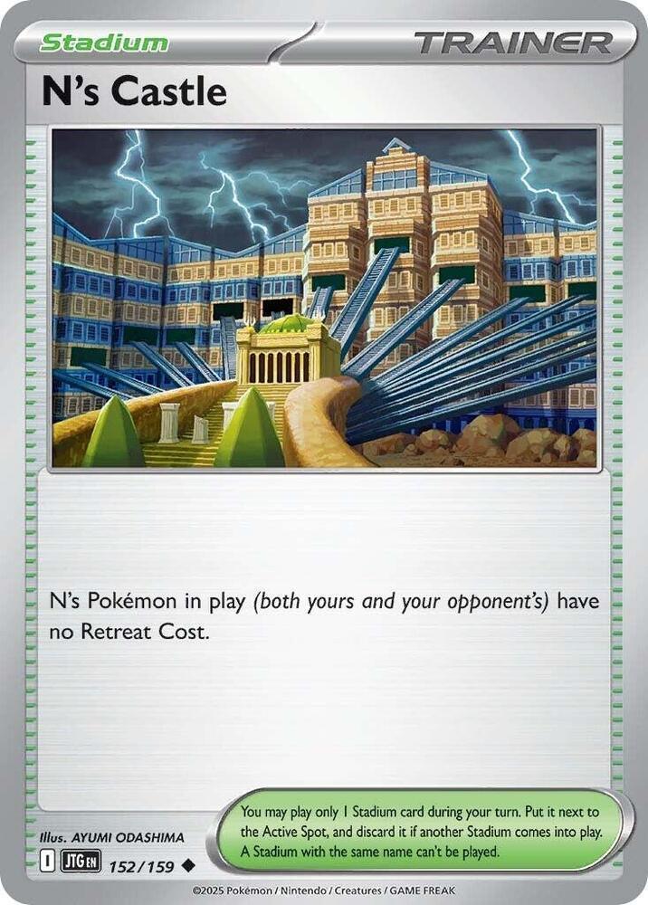 [Reverse Holo] JTG 152/159 N's Castle U
