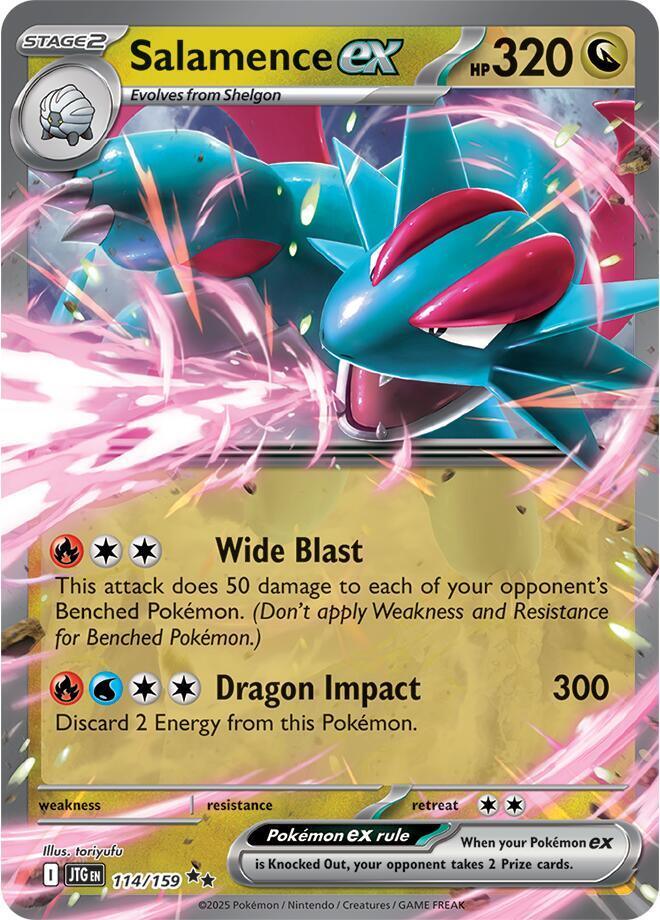 JTG 114/159 Salamence ex RR