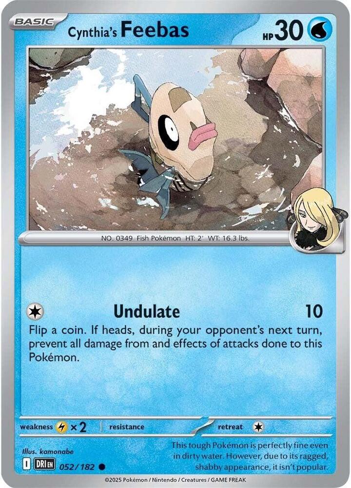 DRI 052/182 Cynthia's Feebas C