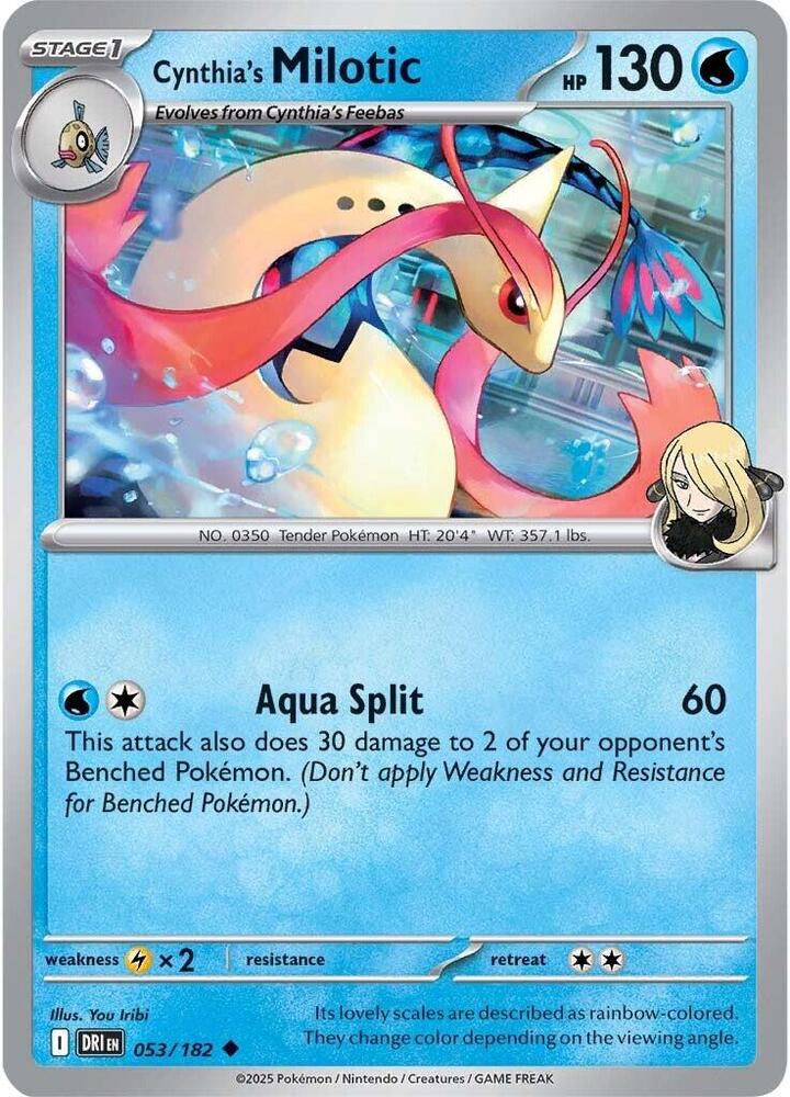 DRI 053/182 Cynthia's Milotic U