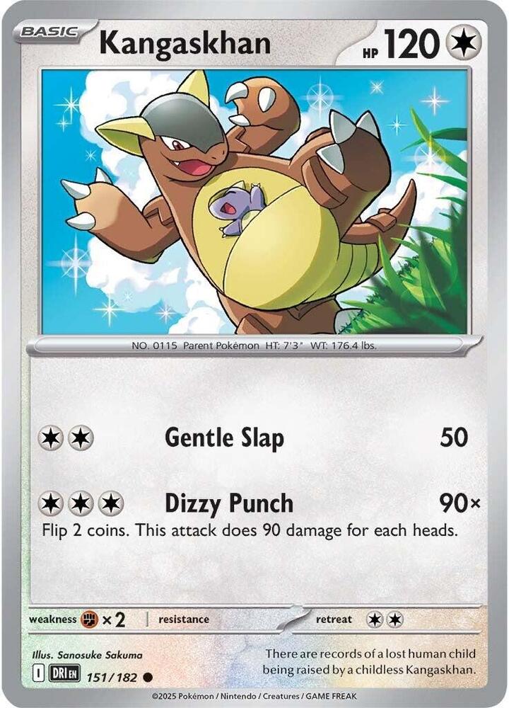 [Reverse Holo] DRI 151/182 Kangaskhan C