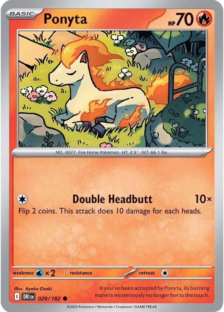 [Reverse Holo] DRI 029/182 Ponyta C