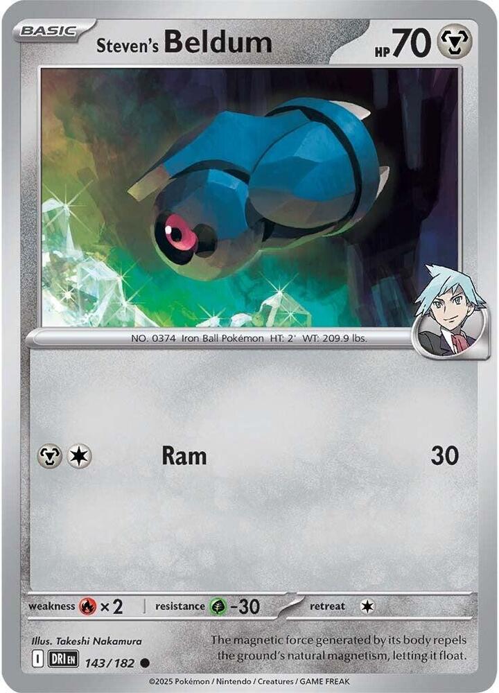 [Reverse Holo] DRI 143/182 Steven's Beldum C