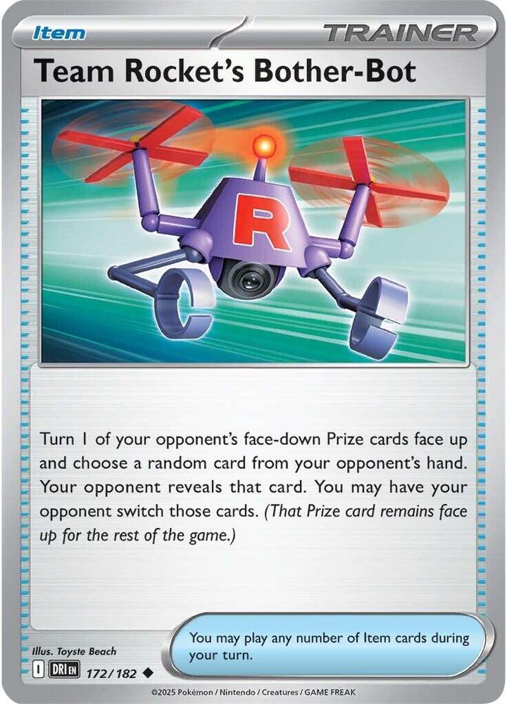 [Reverse Holo] DRI 172/182 Team Rocket's Bother-Bot U
