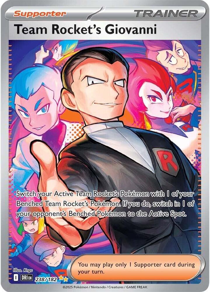 DRI 238/182 Team Rocket's Giovanni SIR