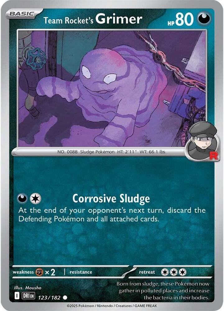 DRI 123/182 Team Rocket's Grimer C