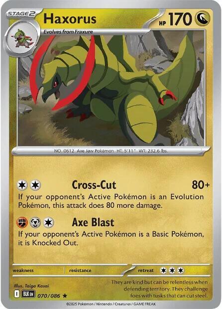 BLK 070/086 Haxorus R