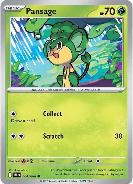 BLK 004/086 Pansage C