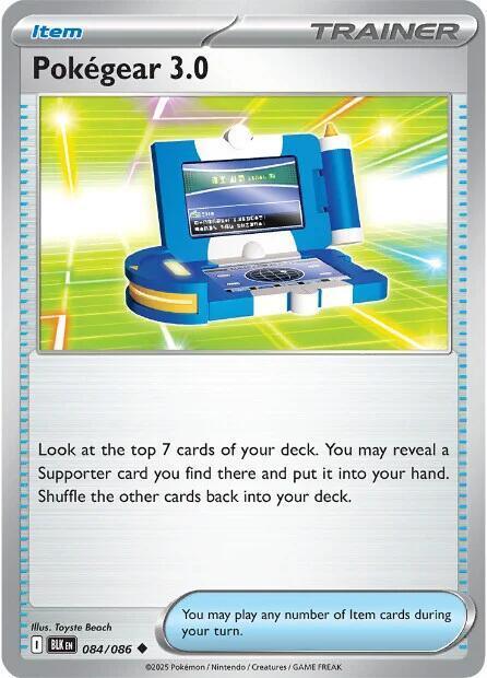 BLK 084/086 Pokegear 3.0 U