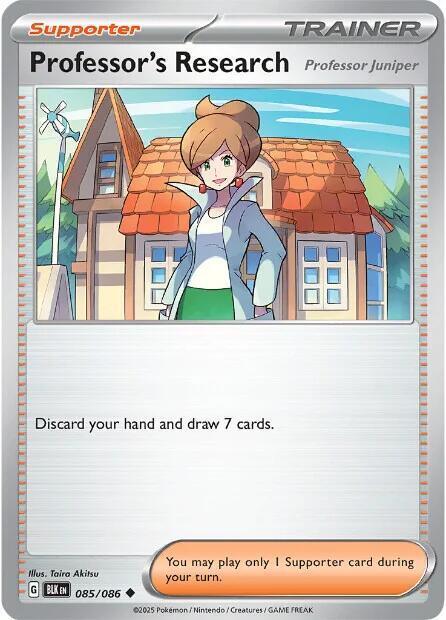 [Reverse Holo - Poke Ball] BLK 085/086 Professor's Research U