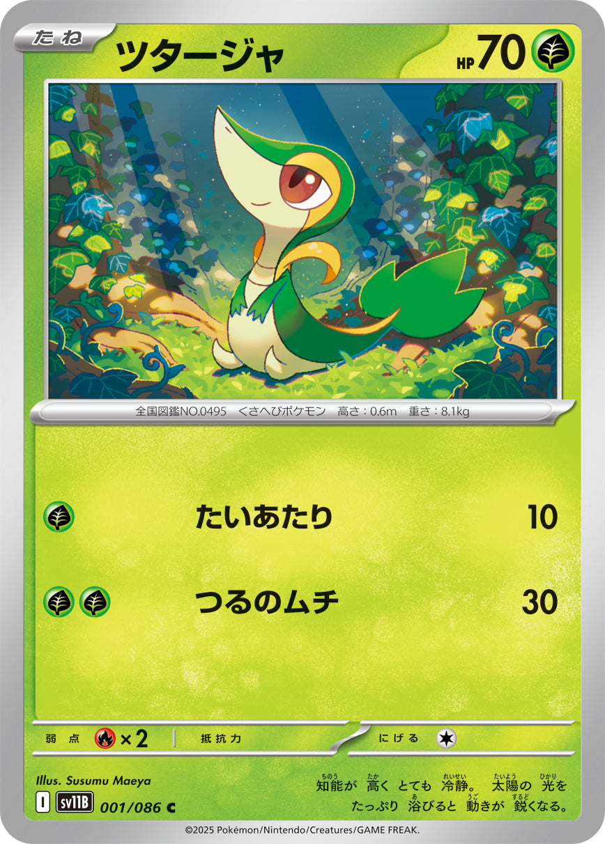SV11B 001/086 ツタージャ C