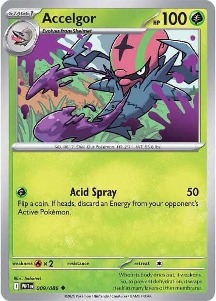 [Reverse Holo] WHT 009/086 Accelgor U