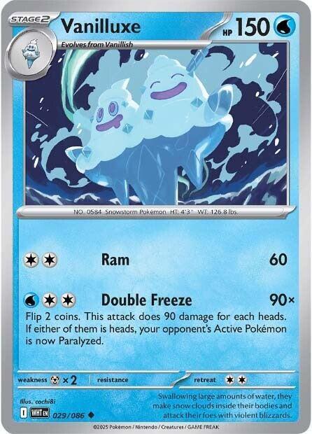 [Reverse Holo - Poke Ball] WHT 029/086 Vanilluxe U