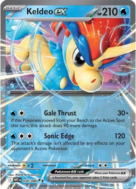 WHT 030/086 Keldeo ex RR