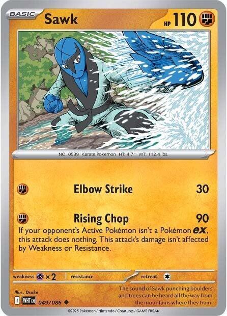 [Reverse Holo] WHT 049/086 Sawk U