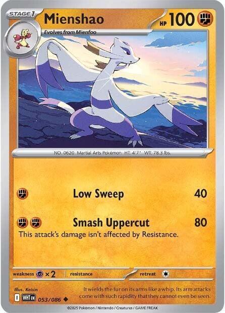 [Reverse Holo] WHT 053/086 Mienshao U
