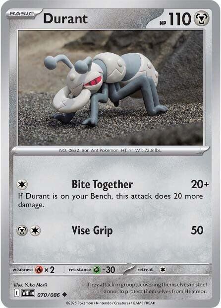 [Reverse Holo - Poke Ball] WHT 070/086 Durant U