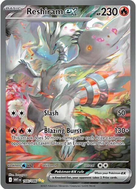 WHT 166/086 Reshiram ex SIR