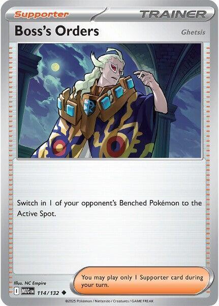 [Reverse Holo] MEG 114/132 Boss's Orders [Ghetsis] U