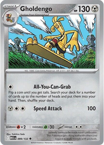 [Reverse Holo] MEG 099/132 Gholdengo U
