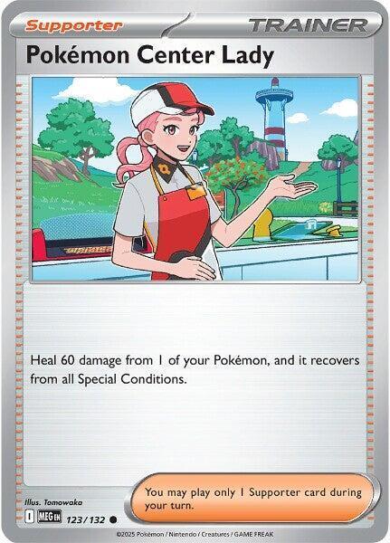 [Reverse Holo] MEG 123/132 Pokemon Center Lady C