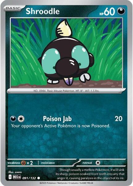 [Reverse Holo] MEG 091/132 Shroodle C