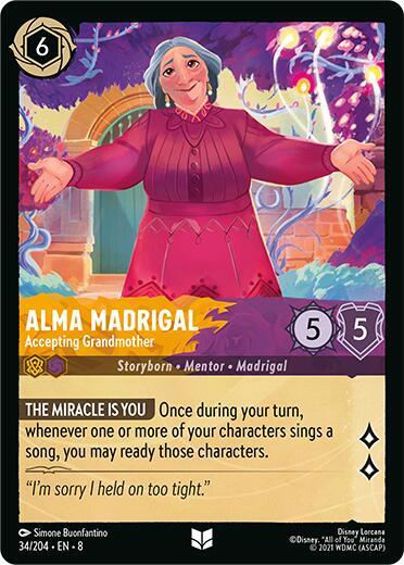 Set 8 034/204 Alma Madrigal - Accepting Grandmother U