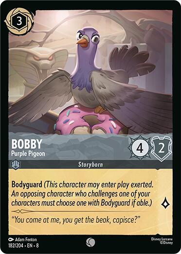 [Foil] Set 8 182/204 Bobby - Purple Pigeon C