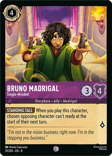 [Foil] Set 8 051/204 Bruno Madrigal - Single-Minded C
