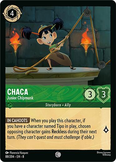 [Foil] Set 8 088/204 Chaca - Junior Chipmunk C