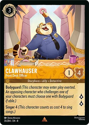 Set 8 035/204 Clawhauser - Front Desk Officer R