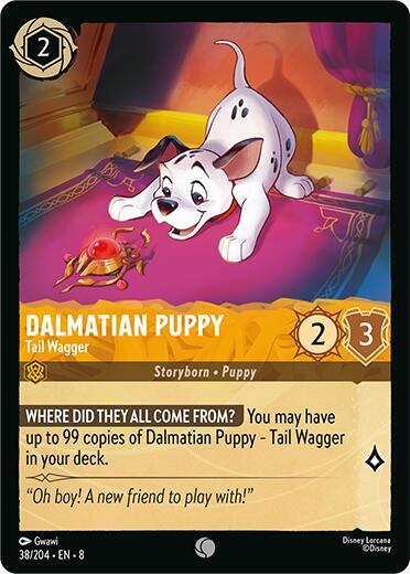 Set 8 038/204 Dalmatian Puppy - Tail Wagger C