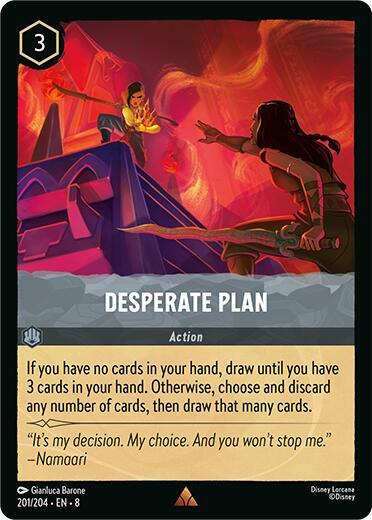 Set 8 201/204 Desperate Plan R