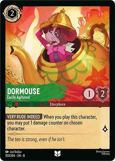 Set 8 103/204 Dormouse - Easily Agitated U