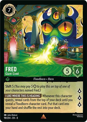 [Foil] Set 8 098/204 Fred - Giant-Sized R