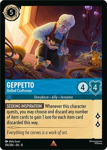 [Foil] Set 8 174/204 Geppetto - Skilled Craftsman R