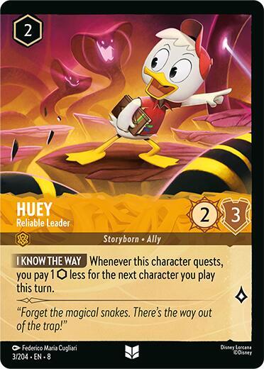 [Foil] Set 8 003/204 Huey - Reliable Leader (Foil) U
