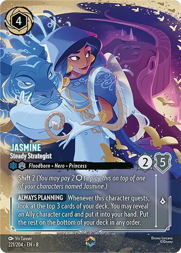 Set 8 221/204 Jasmine - Steady Strategist (Enchanted) E