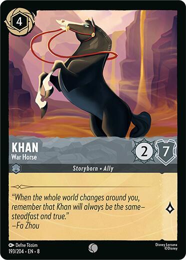Set 8 193/204 Khan - War Horse C