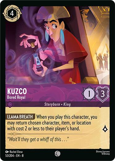 [Foil] Set 8 053/204 Kuzco - Bored Royal C
