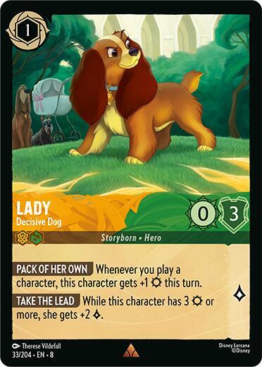 [Foil] Set 8 033/204 Lady - Decisive Dog R