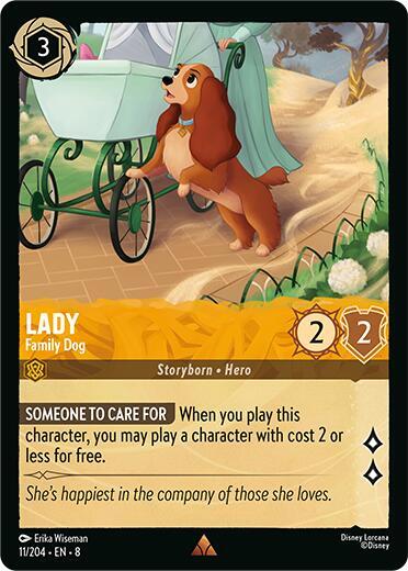 Set 8 011/204 Lady - Family Dog R