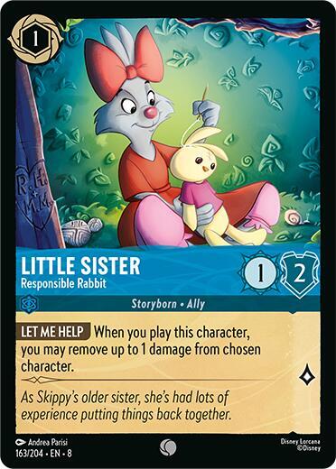 [Foil] Set 8 163/204 Little Sister - Responsible Rabbit C
